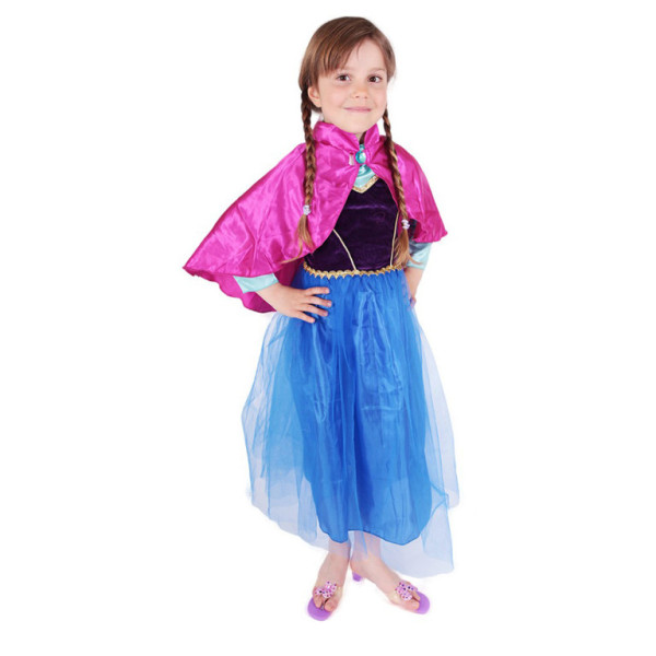Dětský kostým princezna zimní království Anička DELUXE (M) e-obal