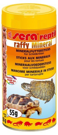 Sera krmivo pro masožravé plazy Raffy Mineral 250ml