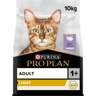 Pro Plan Cat Light Adult krůta 10kg