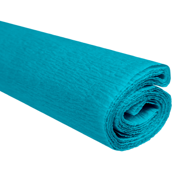 Krepový papír světle modrý 0,5x2m C25 28 g/m2