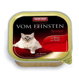 Animonda Vom Feinsten Senior paštika pro starší kočky hovězí 100g