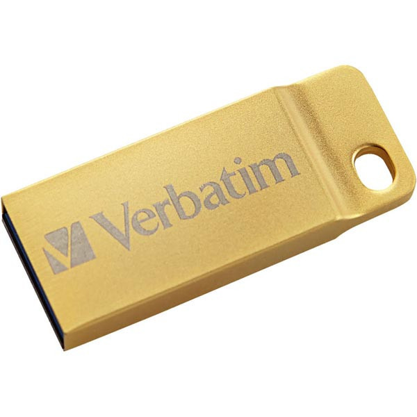 Verbatim USB flash disk, USB 3.0 (3.2 Gen 1), 64GB, Metal Executive, Store N Go, zlatý, 99106, U