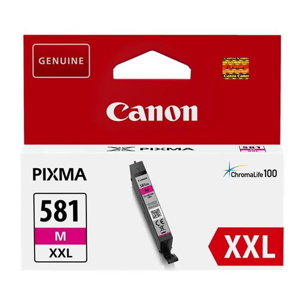 Canon originální ink CLI-581M XXL, magenta, 11.7ml, 1996C001, very high capacity, Canon PIXMA TR