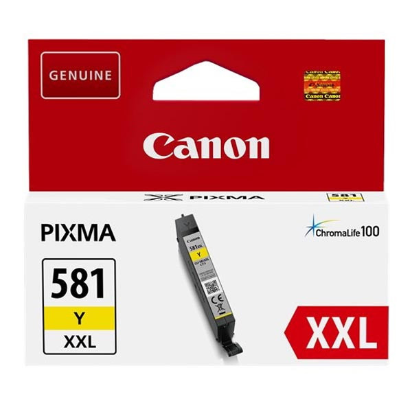 Canon originální ink CLI-581Y XXL, yellow, 11.7ml, 1997C001, very high capacity, Canon PIXMA TR7