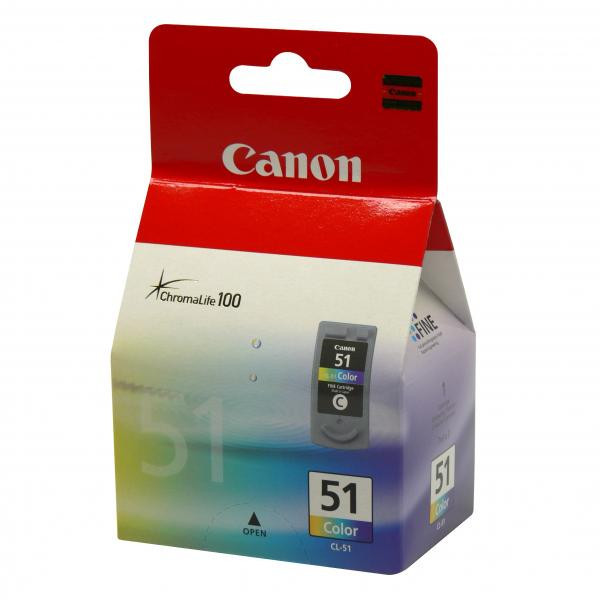 Canon originální ink CL51, color, 330str., 3x7ml, 0618B001, Canon iP2200, iP6210D, MP150, MP170,