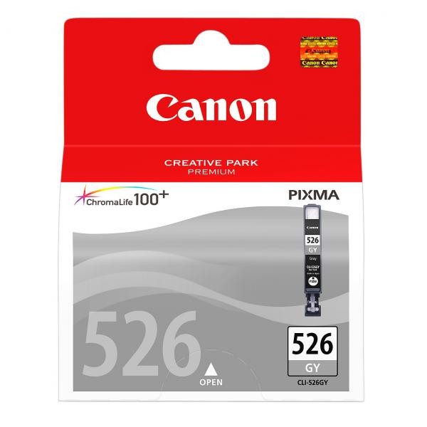 Canon originální ink CLI526GY, grey, blistr s ochranou, 9ml, 4544B006, 4544B004, Canon Pixma  MG