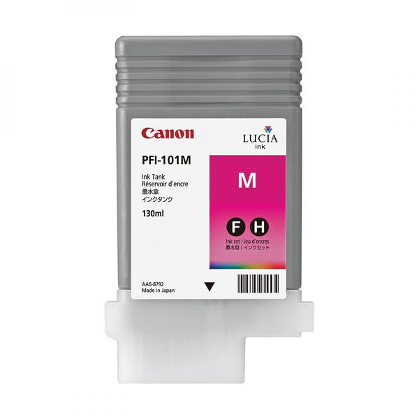 Canon originální ink PFI101M, magenta, 130ml, 0885B001, Canon iPF-5000