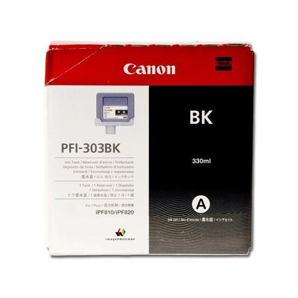 Canon originální ink PFI303BK, black, 330ml, 2958B001, Canon iPF-810, 820