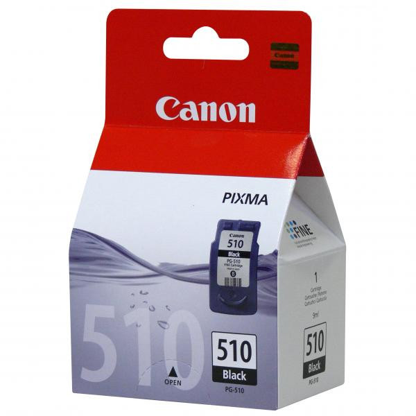 Canon originální ink PG510BK, black, blistr s ochranou, 220str., 9ml, 2970B009, 2970B004, Canon