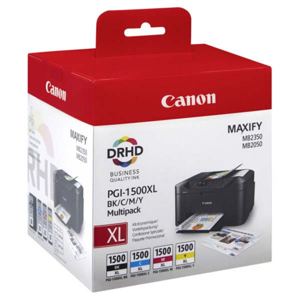 Canon originální ink PGI-1500XL Bk/C/M/Y multipack, black/color, 9182B004, Canon MAXIFY MB2050,