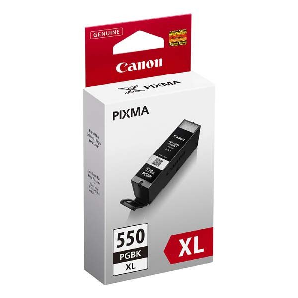 Canon originální ink PGI550BK XL, black, 22ml, 6431B001, high capacity, Canon Pixma 7250, MG5450