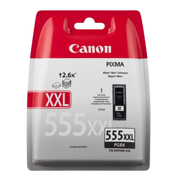Canon originální ink PGI-555PGBK XXL, black, blistr, 1000str., 8049B003, Canon PIXMA MX925