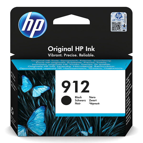 HP originální ink 3YL80AE, HP 912, black, 300str., high capacity, HP Officejet 8012, 8013, 8014,