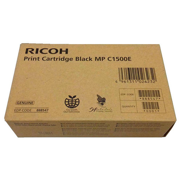 Ricoh originální ink 888547, black, 9000str., Ricoh MP C 1500