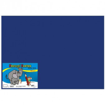 Kreslící karton barevný A1 10ks 180g tmavě modrý