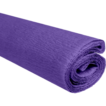 Krepový papír liliový 0,5x2m C18 28 g/m2