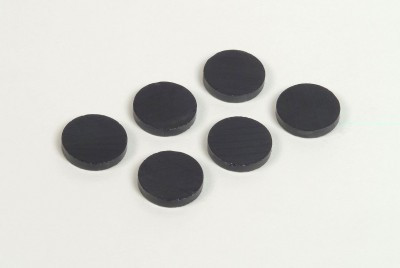 Magnet 850/20 průměr 2 cm černý 12ks RON