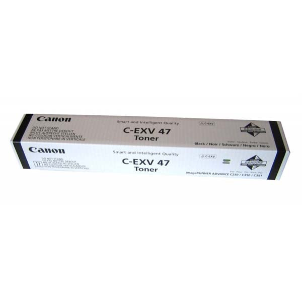 Canon originální toner CEXV47, black, 19000str., 8516B002, Canon IRA C250,255,350,351,355,IR-C25