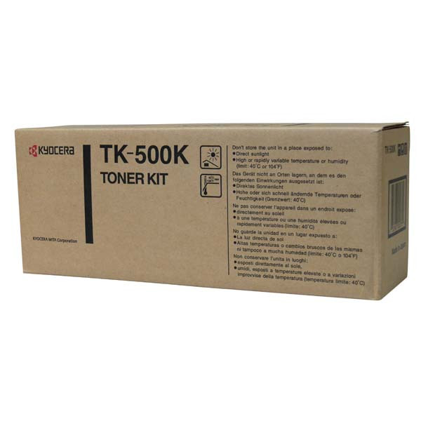 Kyocera originální toner TK500K, black, 8000str., garanční pečeť Janus typ Kyocera FS-C5016N