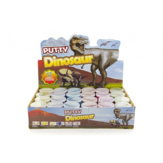 Sliz - hmota 80g dinosaurus 6cm 6 barev