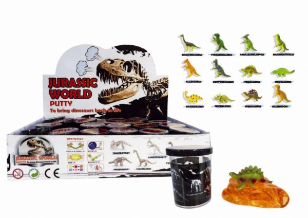 Sliz - hmota 80g Dinosaurus 6cm mix druhů