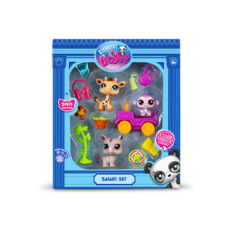 Littlest Pet Shop 3 figurky Safari