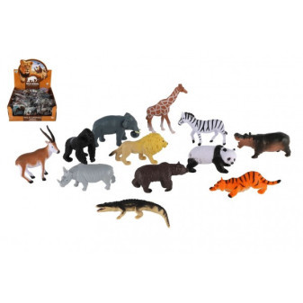 Zvířátko safari ZOO plast 5-10cm mix druhů v sáčku