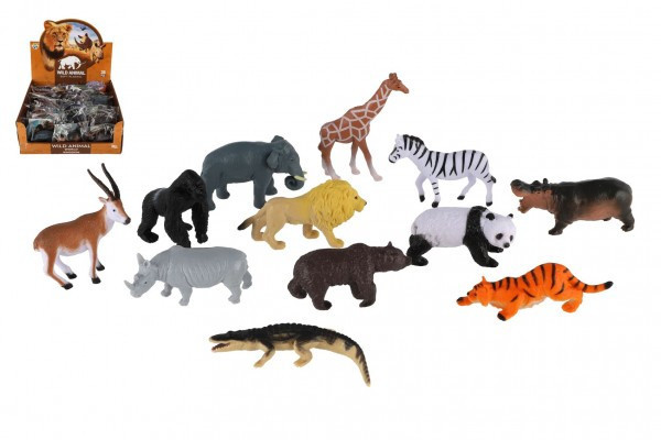 Zvířátko safari ZOO plast 5-10cm mix druhů v sáčku