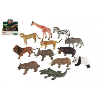 Zvířátka safari ZOO plast 13-18cm mix druhů