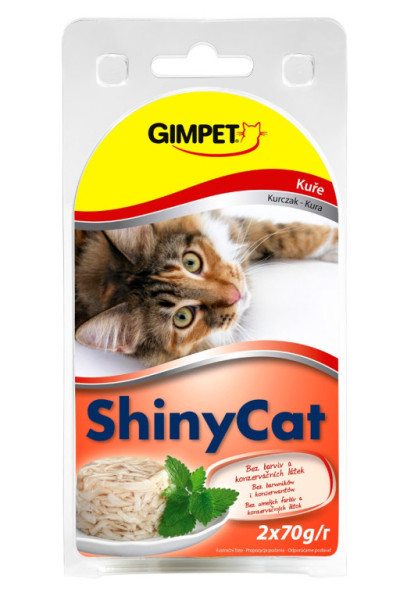 ShinyCat konzerva kuřecí 2x70g