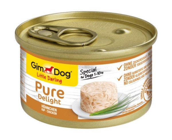 Konzerva GIMDOG PURE DELIGHT kure 85g