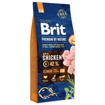 Brit Premium by Nature Senior S+M 15kg