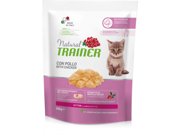 TRAINER Natural Cat Kitten kuřecí 300g