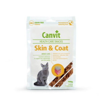 Canvit Health Care Snack Skin & Coat pro kocky 100g