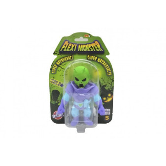 Flexi Monster strašidelné figurky série 5 natahovací silikon 14cm mix druhů na kartě 16,5x23,5cm
