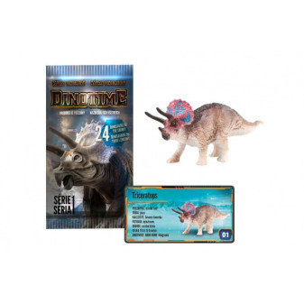 Figurka dinosaurus Dinotime plast mix druhů v sáčku 8x15cm