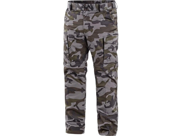 Kalhoty CXS CAMO, pánské, maskáčové, s odepínacími nohavicemi, vel. 48