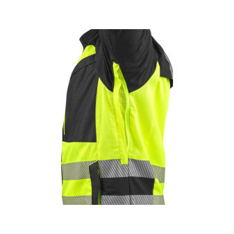 Blůza CXS NAOS HV, pánská, černá-žlutá Hi-Vis, reflexní pruhy