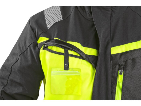 Blůza CXS NAOS HV, pánská, černá-žlutá Hi-Vis, reflexní pruhy, vel. 46