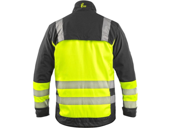 Blůza CXS NAOS HV, pánská, černá-žlutá Hi-Vis, reflexní pruhy, vel. 48