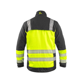 Blůza CXS NAOS HV, pánská, černá-žlutá Hi-Vis, reflexní pruhy, vel. 50