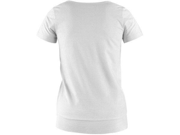 Tričko CXS EMILY, dámské, krátký rukáv, bílá, vel. 3XL