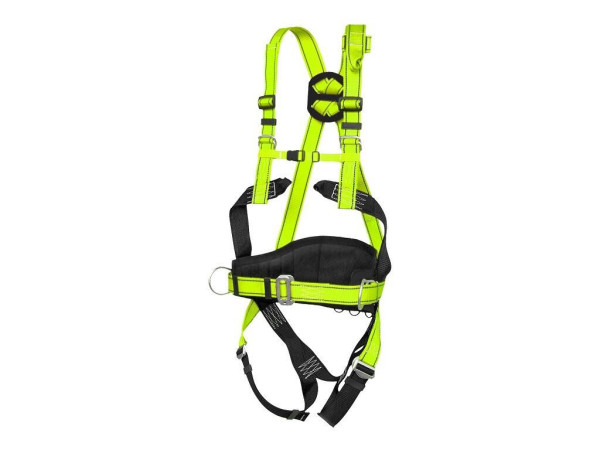 Bezpečnostní postroj P-50, černo-žlutý (Hi-vis), vel. M-XL