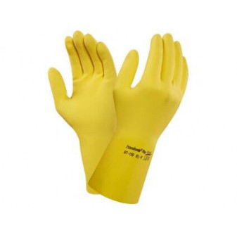 Rukavice ANSELL ECONOHANDS PLUS 87-190, máčené v latexu, vel. 08