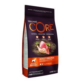 Wellness Dog Original Adult Medium krůta a kuře 1,8kg