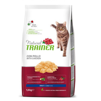 TRAINER Natural Cat Adult kuřecí 1,5kg