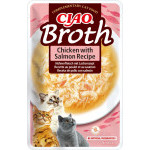 Kapsička Churu Cat Broth - kuře, losos 40g