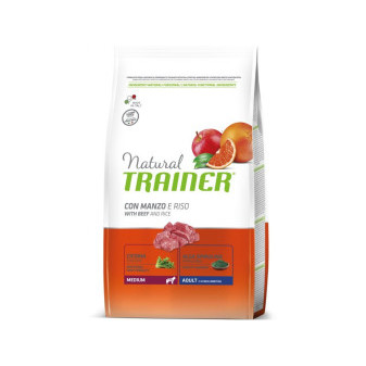 TRAINER Natural Medium Adult hovězí a ryže 12kg