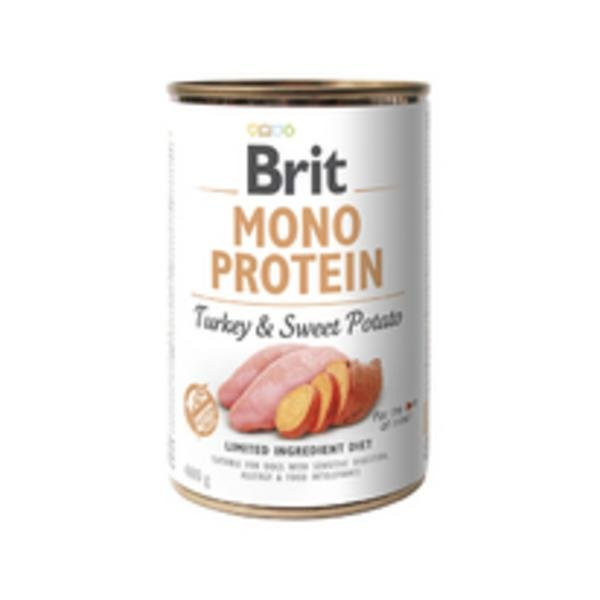 Konzerva Brit Mono Protein Turkey & Sweet Potato 400g