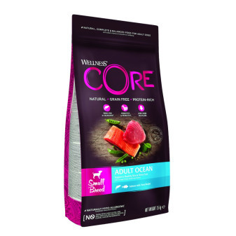 Wellness Core Dog Ocean Adult Small losos a tuňák 1,5kg